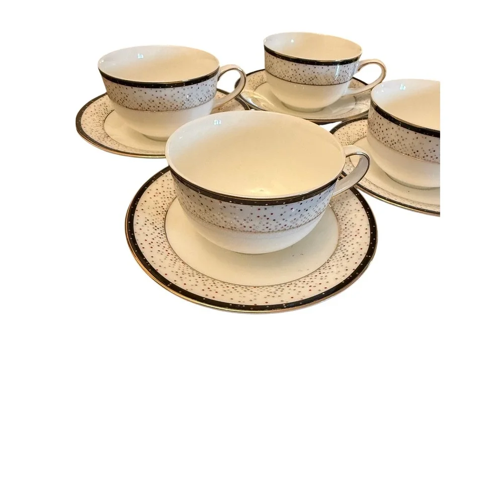 NWT Teavanna DISCONTINUED 2014 Confetti Fine Bone China Full Tea Set